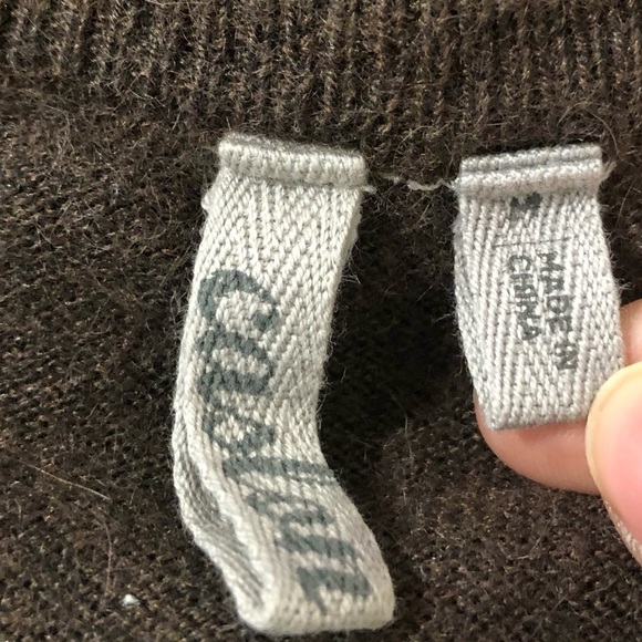 Caslon Viscose Cotton Angora Rabbit Cashmere Blend Button Up Cardigan Medium - Picture 6 of 7